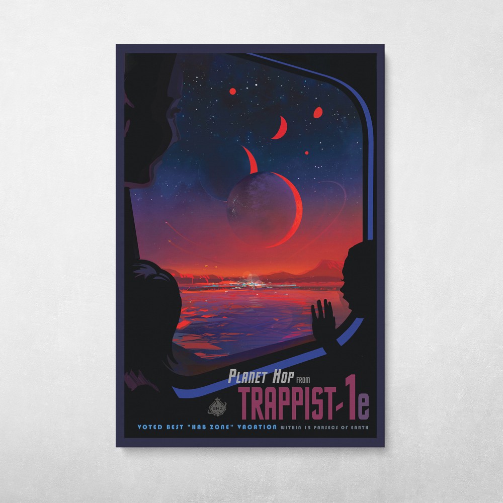 nasa travel poster trappist